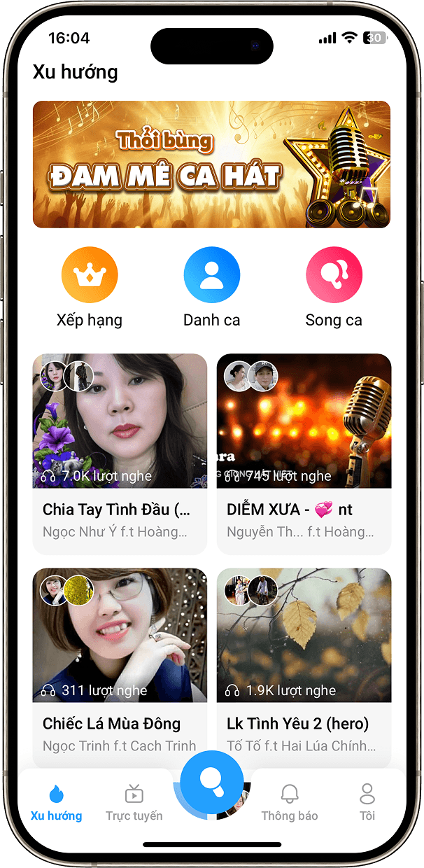 Ikara App - Trang chu